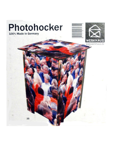Photohocker - Menschenmenge Photohocker - Menschenmenge