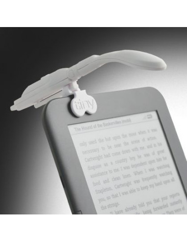 Lampka - Really Tiny Book Light with E-Reader Adapter (Biała)