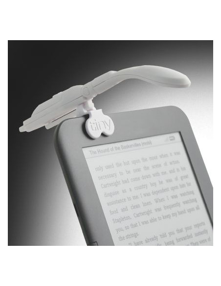 Lampka - Really Tiny Book Light with E-Reader Adapter (Biała)