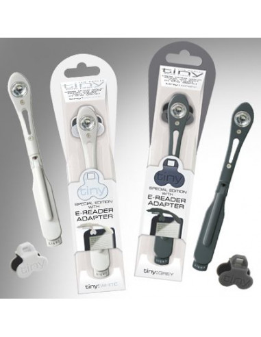 Lampka - Really Tiny Book Light with E-Reader Adapter (Biała)