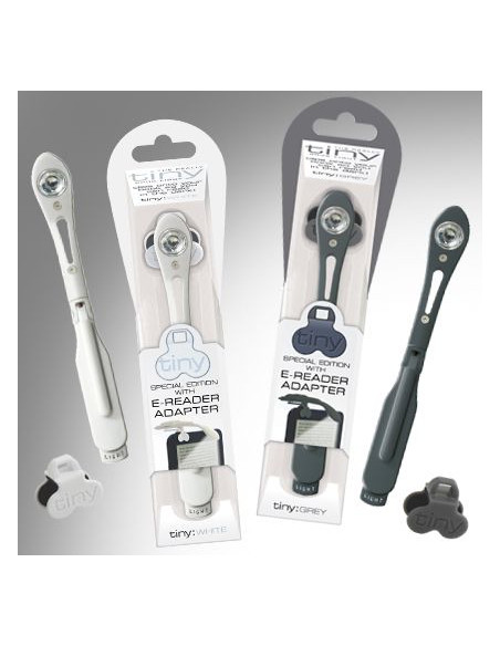 Lampka - Really Tiny Book Light with E-Reader Adapter (Biała)