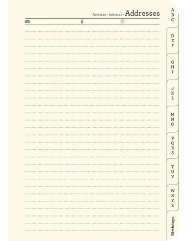 Fashion Address & Birthday Book