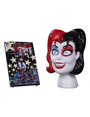 Harley Quinn Book And Mask Set