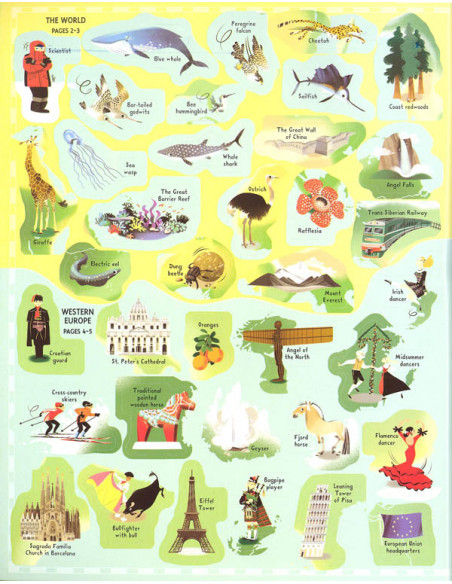 Sticker Picture Atlas of the World