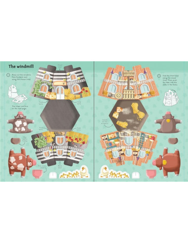 Press-Out Paper Farm