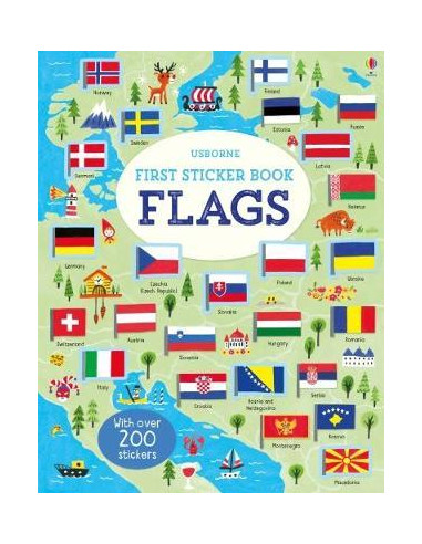 First Sticker Book Flags