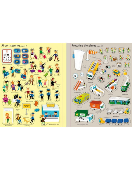 Airport Sticker and Colouring Book Airport Sticker and Colouring Book