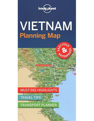 Lonely Planet Vietnam Planning Map