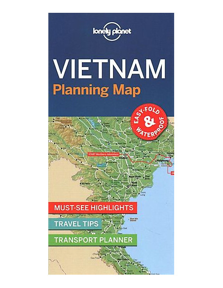 Lonely Planet Vietnam Planning Map