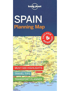 Lonely Planet Spain Planning Map