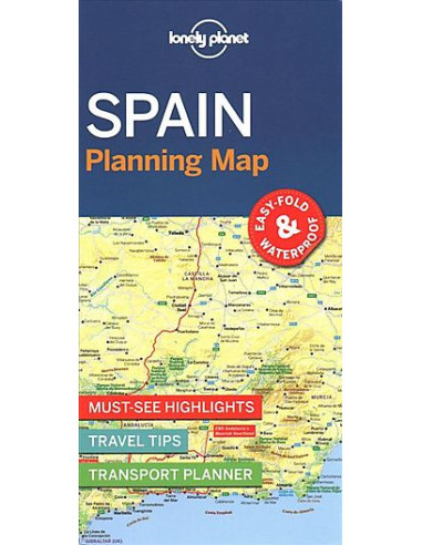 Lonely Planet Spain Planning Map