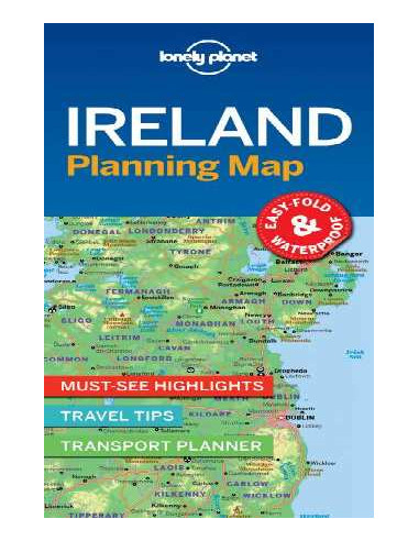 Lonely Planet Ireland Planning Map