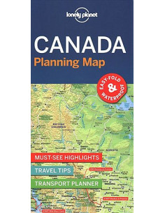 Lonely Planet Canada Planning Map