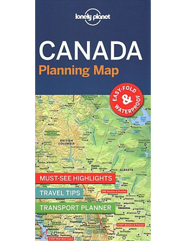 Lonely Planet Canada Planning Map