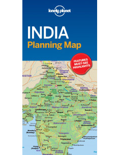 Lonely Planet India Planning Map