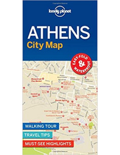 Lonely Planet Athens City Map