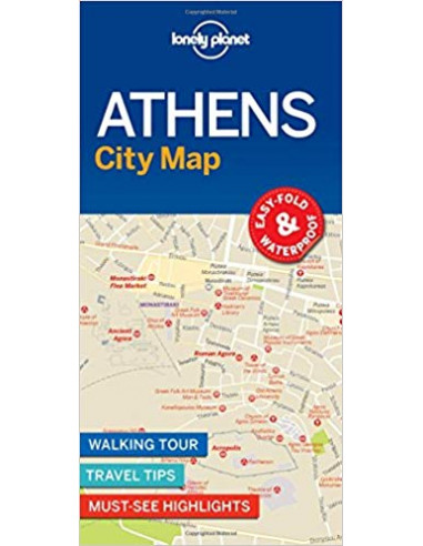 Lonely Planet Athens City Map