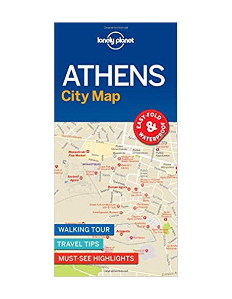 Lonely Planet Athens City Map