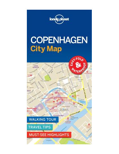 Lonely Planet Copenhagen City Map