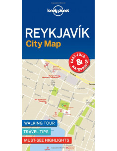 Lonely Planet Reykjavik City Map