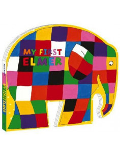 My First Elmer : Shaped Board Book