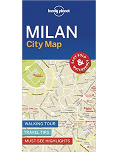 Lonely Planet Milan City Map