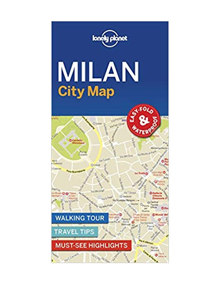 Lonely Planet Milan City Map