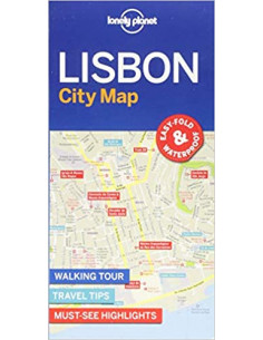  Lonely Planet Lisbon City Map