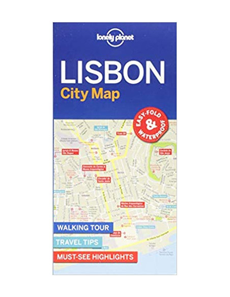 Lonely Planet Lisbon City Map  Lonely Planet Lisbon City Map