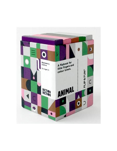 FLIP&FUN: Animal Boxset : A flipbook for little fingers and colour lovers