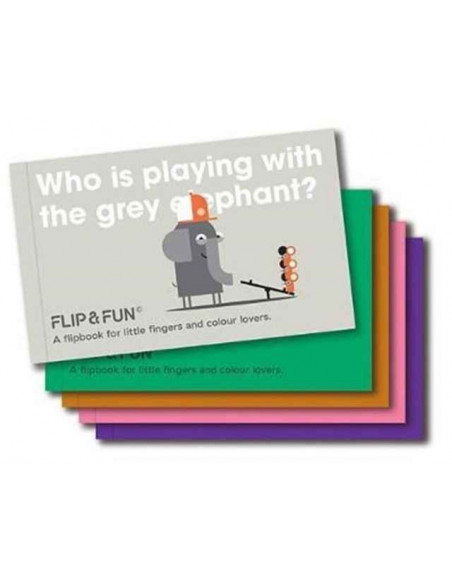 FLIP&FUN: Animal Boxset : A flipbook for little fingers and colour lovers