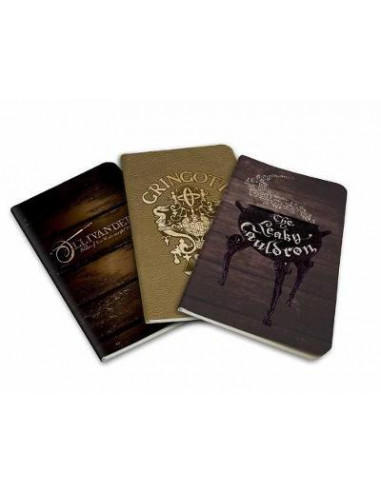 Harry Potter: Diagon Alley Pocket Journal Collection: Set of 3