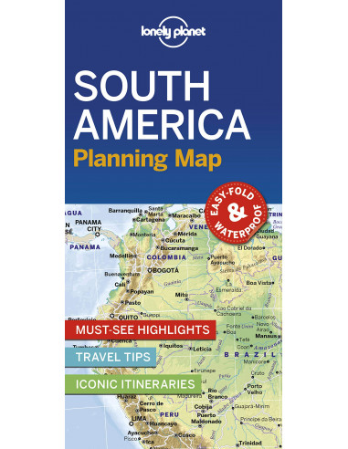 Lonely Planet South America Planning Map