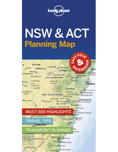 Lonely Planet New South Wales & ACT Planning Map