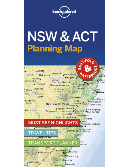 Lonely Planet New South Wales & ACT Planning Map