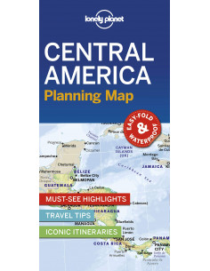 Lonely Planet Central America Planning Map