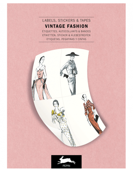 Label & Sticker Book : Vintage Fashion