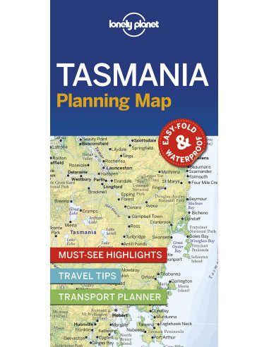 Lonely Planet Tasmania Planning Map