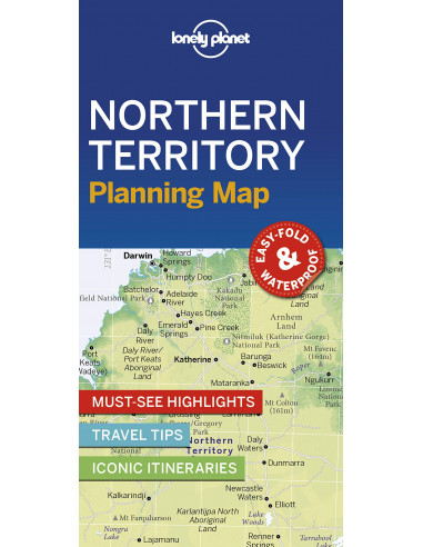 Lonely Planet Northern Territory Planning Map