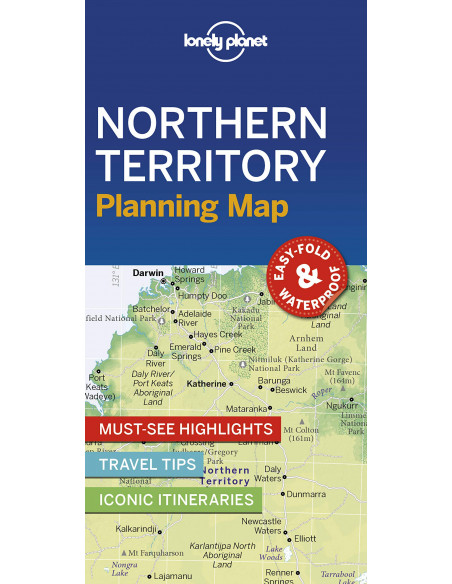Lonely Planet Northern Territory Planning Map
