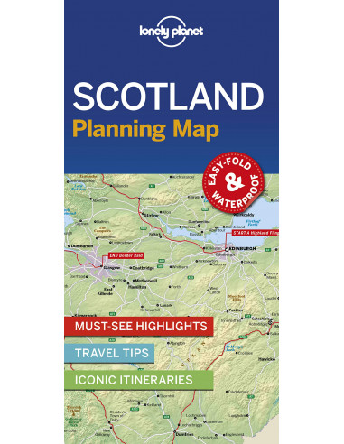 Lonely Planet Scotland Planning Map