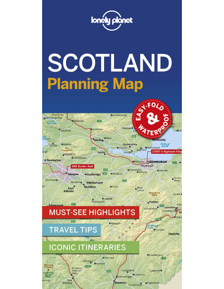 Lonely Planet Scotland Planning Map