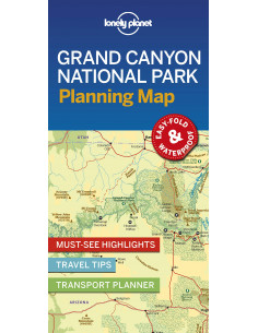 Lonely Planet Grand Canyon National Park Planning Map