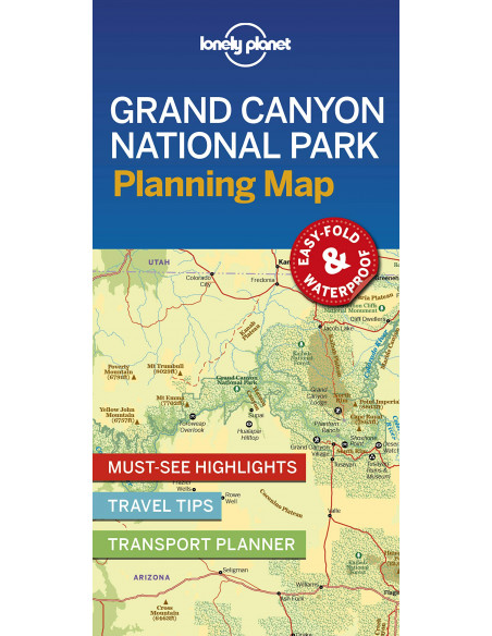 Lonely Planet Grand Canyon National Park Planning Map