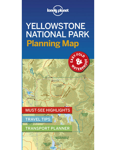 Lonely Planet Yellowstone National Park Planning Map