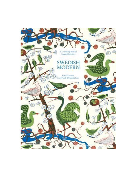 Swedish Modern: A Colouring Book of Magical Interiors