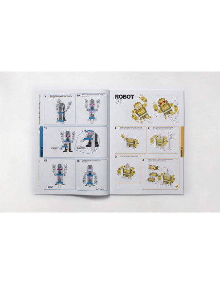 Make and Move: Robots : 12 Paper Puppets to Press Out and Play