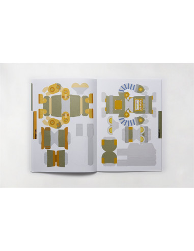 Make and Move: Robots : 12 Paper Puppets to...