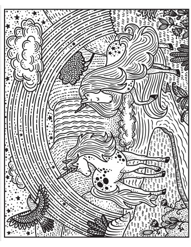 Rainbows Magic Painting Book