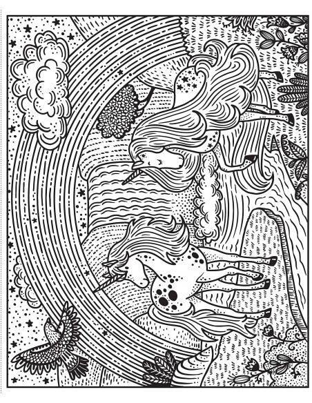 Rainbows Magic Painting Book